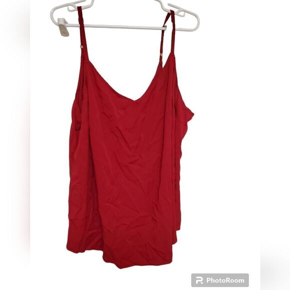 Torrid Plus Size 4X Red Camisole Tank Top Spaghetti Strap - Picture 1 of 6